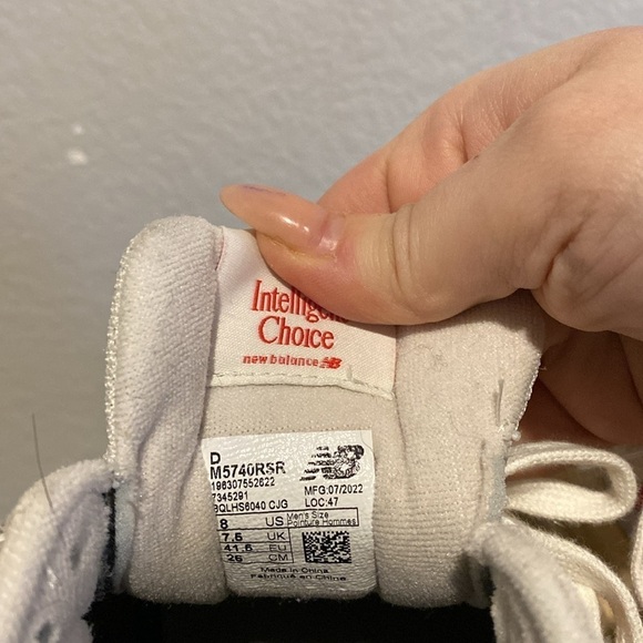 New Balance 57/40 moonbeam true red main image 5